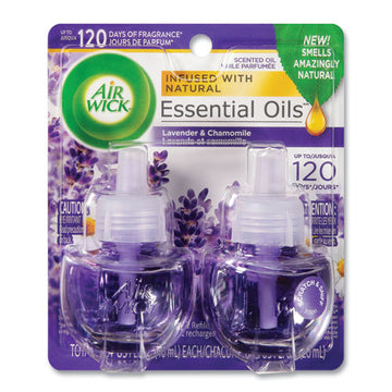 Air Wick® Scented Oil Refill, Lavender And Chamomile, 0.67 Oz, 2-pack freeshipping - TVN Wholesale